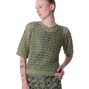 Blusa Crochê Shirley Kiwi