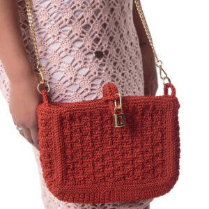 Bolsa em Crochê Salinas Terracota