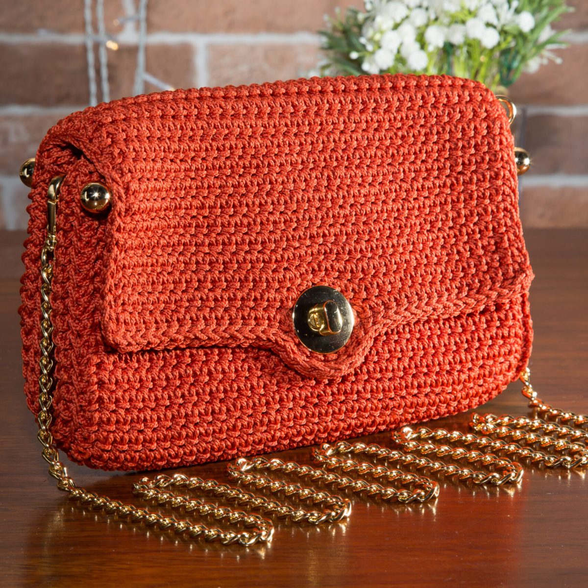 bolsa liz terracota lado
